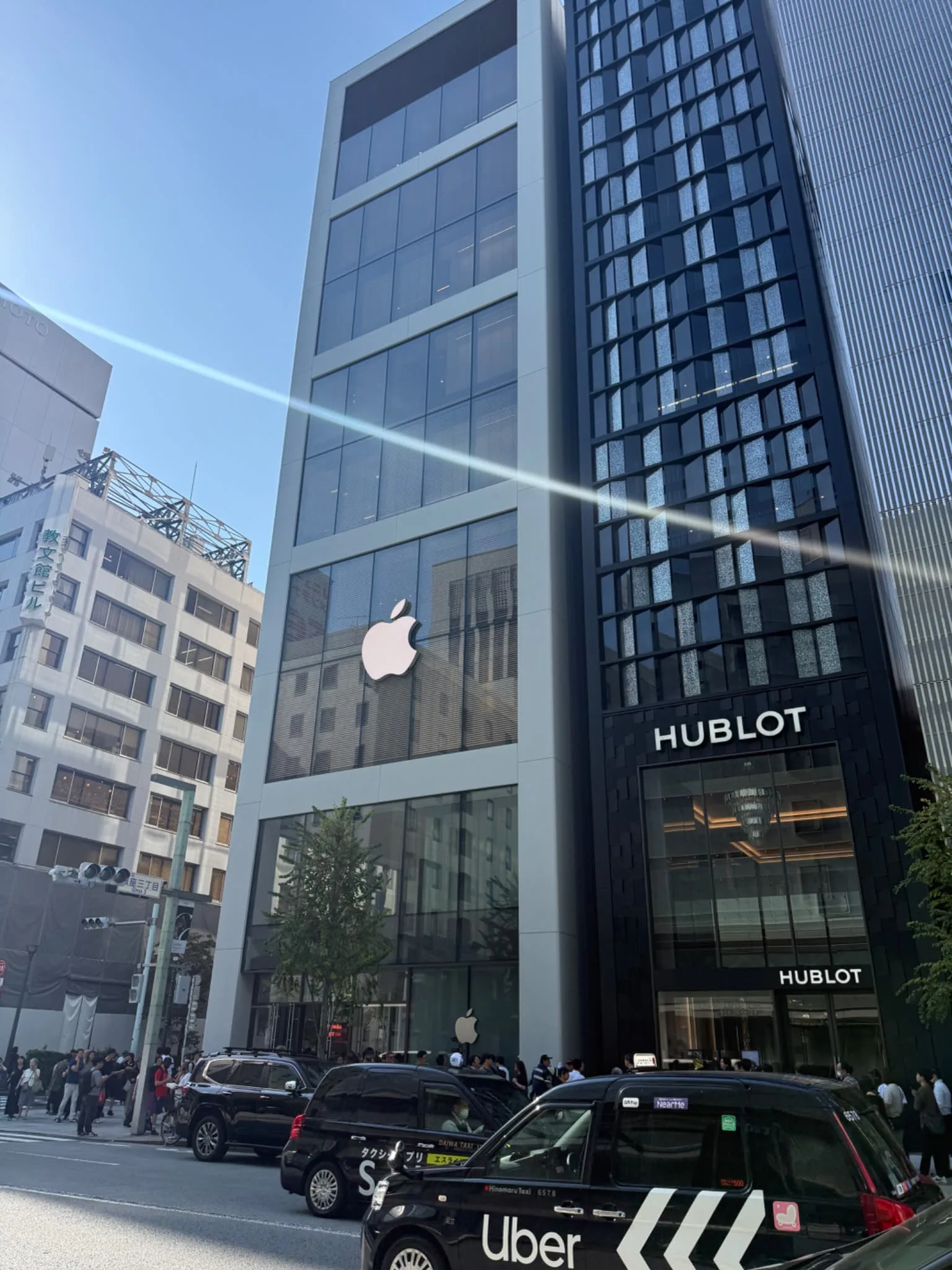 リニューアルオープンしたApple Store銀座の外観