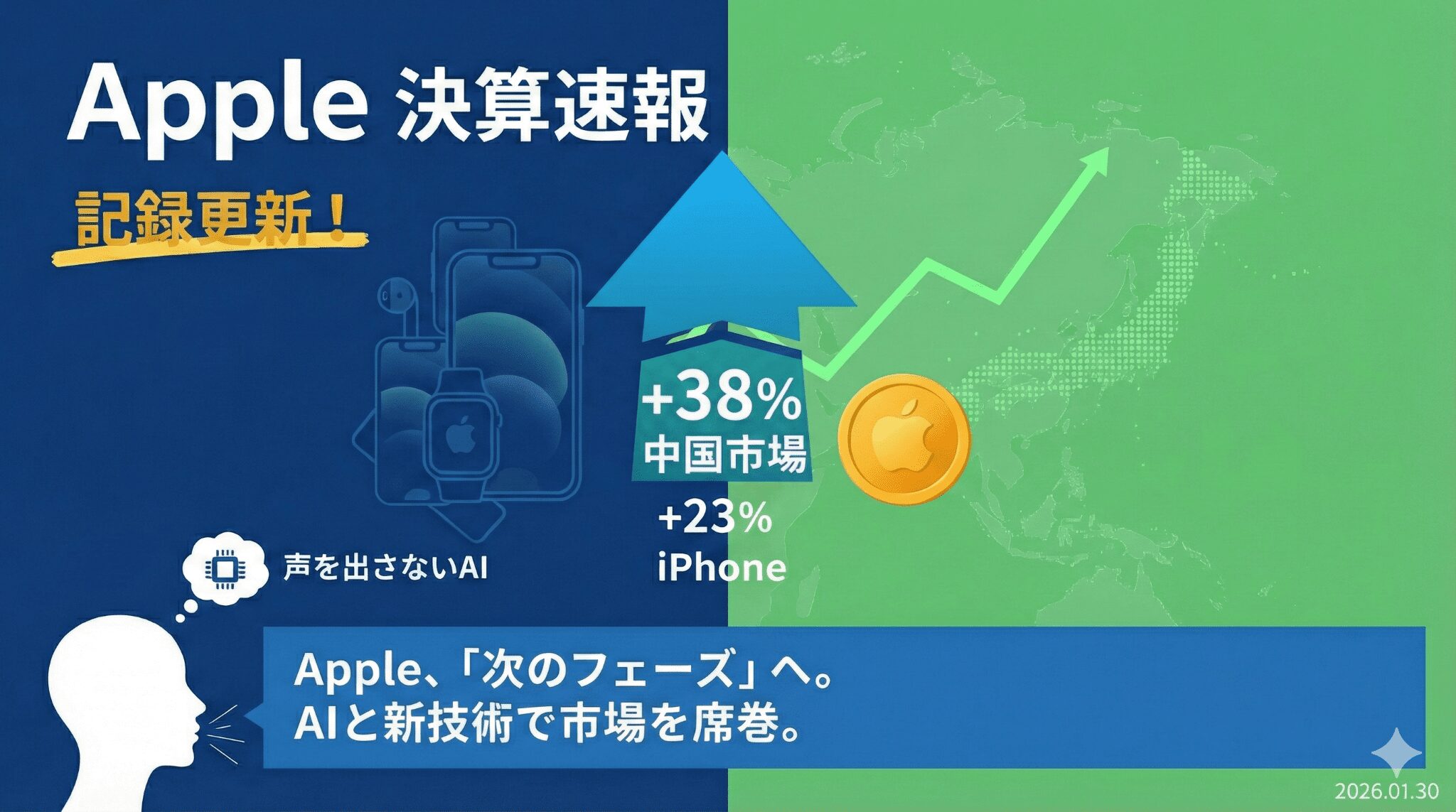 Apple決算