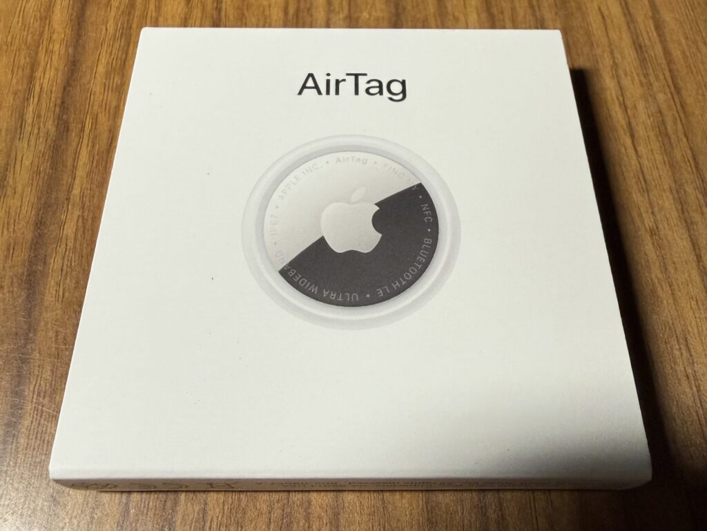 AirTag第2世代の外箱パッケージ
